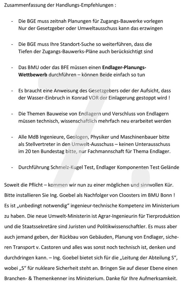 >>> Die BGE GmbH macht die Standort-Suche ganz falsch - Eine Begründung