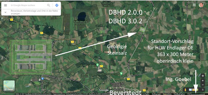 Endlager-Standort-Vorschlag "bei Beverstedt" - DBHD 2.0.0 Endlager HLW Castoren