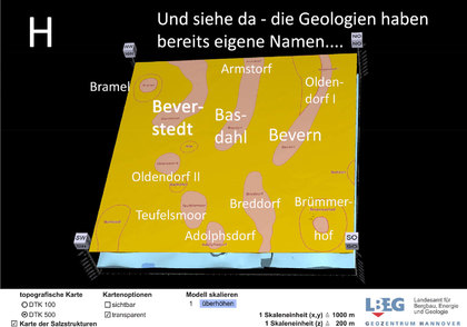 Geologie Nachweis Steinsalz Beversted Bremer Voerde