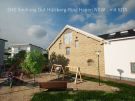 Siedlung mit Kita auf Gut Hülsberg Ring Hagen NRW