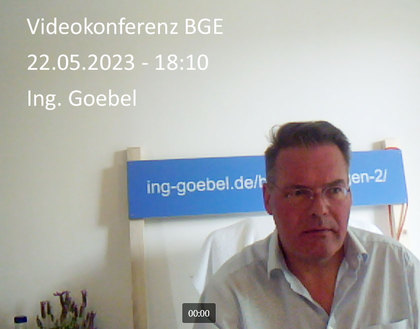 Teilnehmer BGE Veranstaltung Volker Goebel Dipl.-Ing. Arch. Stellenbewerber GF