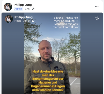 Philipp Jung OB Kandidat Hagen 