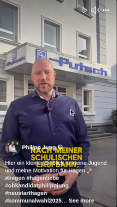 Philipp Jung OB Kandidat Hagen 