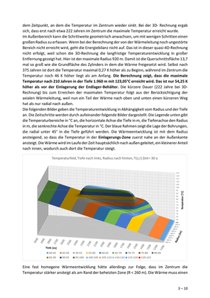 >>> Physiker Dr. Herres ! sendet eine noch höher entwickelte Thermo- dynamische Berechnung zu HLW Endlager - 4D Berechnung die einen neuen Stand von Wissenschaft und Technik zeigt ! - Max. + 123 °C im Jahr 210 in -1.960 Meter Teufe im DBHD HLW Endlager be