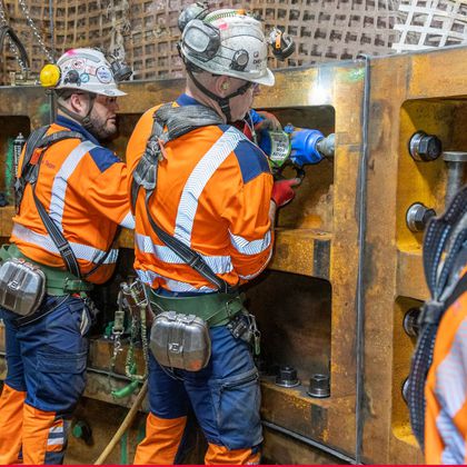Shaft Sinking - Tubbing Install 2025 - Redpath-Deilmann DBHD