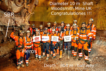 Shaft Sinking - Tubbing Install 2025 - Redpath-Deilmann DBHD