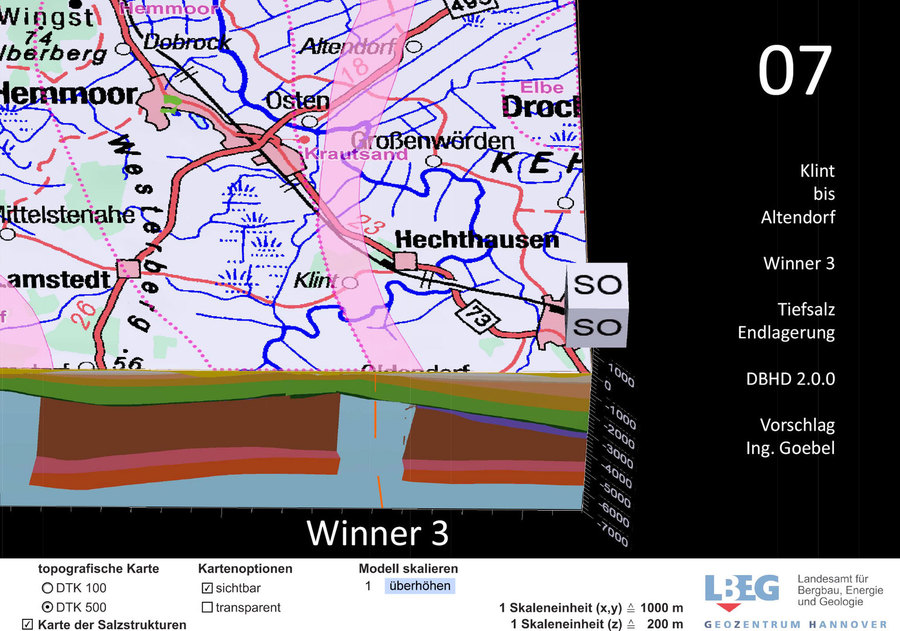 Endlager Geologie bei Drangstedt, Alfstedt, - Nord Niedersachsen - DBHD 2.0.0 Endlager