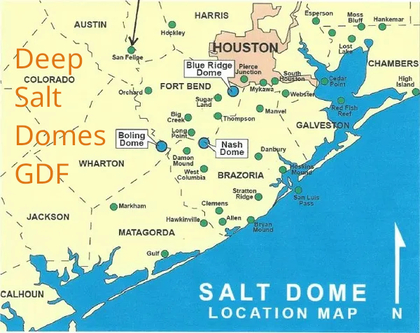 Texas GDF Geologies for DBHD
