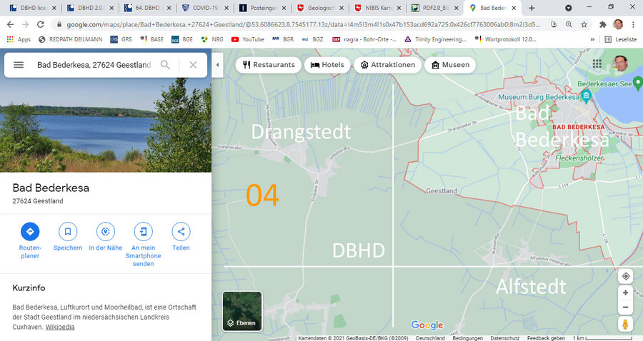 Geologie Winner 1 und 2 - bei Bad Bederkesa