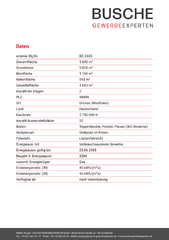 Dieses Firmen-Gebäude mit Halle haben wir in der engeren Auswahl. DBHD GDF INSTITUTE ist dann in Gronau NRW - immer noch nah zu den wesentlichen Lieferanten und zum Standort - Die Vernunft bleibt erhalten.