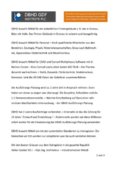 >>> Die DBHD Endlager-Entwicklung-Planung braucht eine offizielle Anerkennung und MIttel für die Ausführungs-Planung. - Wir wollen Ihnen in 2 Jahren eine bestell- und auschreibungs-fertige DBHD Endlager-Planung zeigen.  Das NaPro DE von DBHD beschliessen.