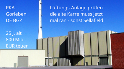 >>> Die ältesten Castoren stehen seit 40 Jahren in den Zwischen-Lagern, auf dem Foto des GNS Magazins sind aber neue zu sehen. DBHD will mit den ältesten Castoren beginnen. Zusammengesackt ? und Probe entnehmen. - Zirkaloy Hüllen Wandstärke 0,5 mm.