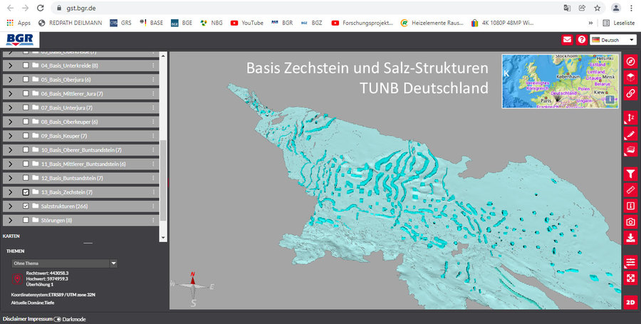 Endlager Geologie bei Beverstedt, Bremervoerde Kreis Cuxhaven