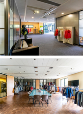 Dieses Firmen-Gebäude mit Halle haben wir in der engeren Auswahl. DBHD GDF INSTITUTE ist dann in Gronau NRW - immer noch nah zu den wesentlichen Lieferanten und zum Standort - Die Vernunft bleibt erhalten.