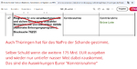 Auch Thüringen hat für das NaPro der Schande gestimmt.  Selber Schuld wenn die weitere 175 Mrd. EUR ausgeben und wieder nur untiefer nasser Mist dabei rauskommt. Das sind die Auswirkungen Eurer "Kenntnisnahme"