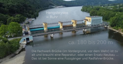 Bedarf Ersatz-Neubau Brücke über den Hengsteysee / Ruhr