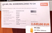 Preis grosse Stihl Kettensäge