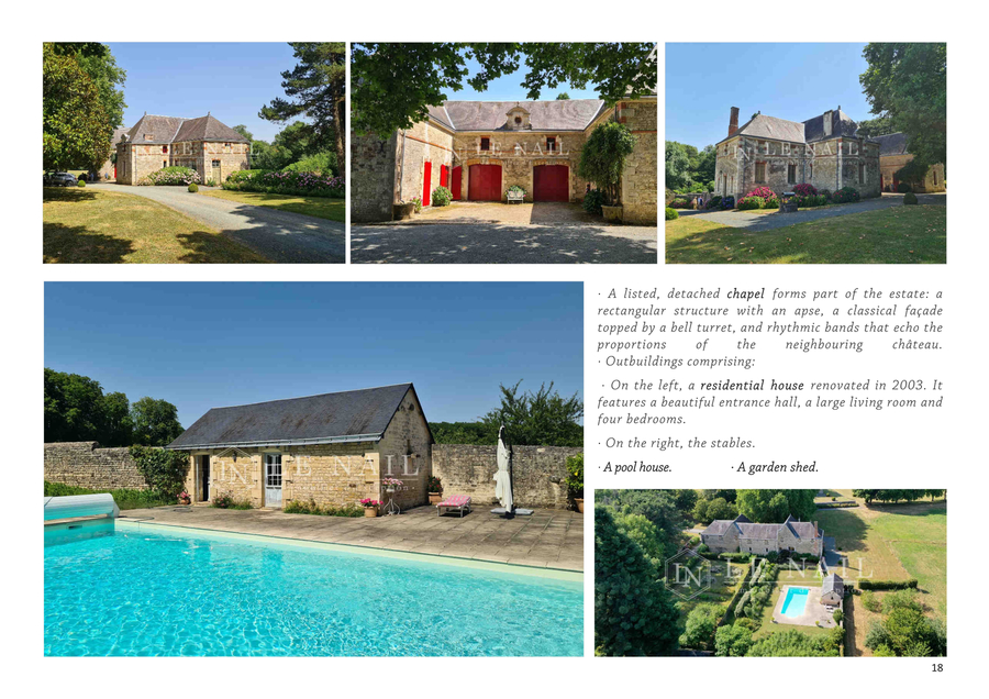 Schloss mit 1,14 Mio. m2 Land zu verkaufen