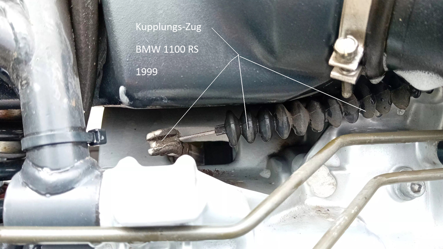 Demontage Verkleidund unten rechts BMW R 1100 RS Motorrad