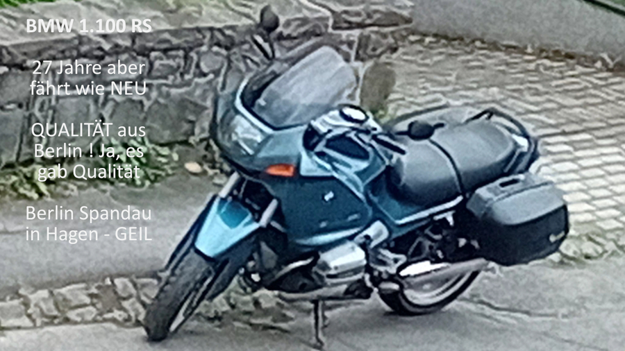 Arch. Goebel fährt BMW R 1100 RS - Motorrad - Baujahr 1999 - 