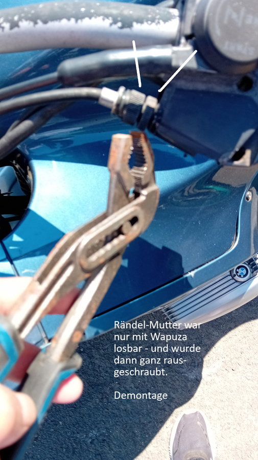 Anleitung Demotage Kupplungs-Zug BMW R 1100 RS - BJ 1999
