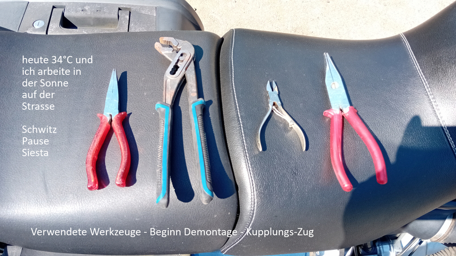 Anleitung Demotage Kupplungs-Zug BMW R 1100 RS - BJ 1999