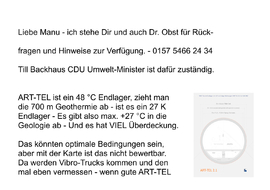 Endlager-Geologie für ART-TEL bei Möckow M-V und in Süd-Brandenburg und in Holland