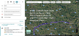 Geplante Endlager-Behälter Reise-Route - Befüllung 2 Stück ELB Behälter