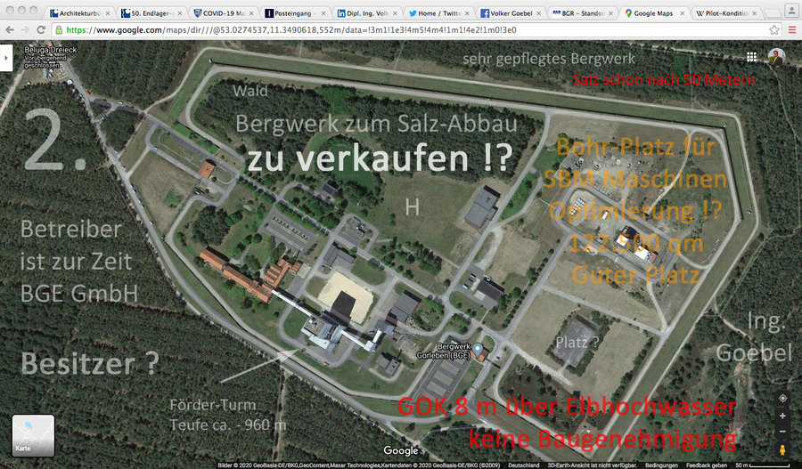 Ein neuartige Bohrtechnik muss man testen und optimieren - es ist auch noch nie Salz damit gebohrt worden