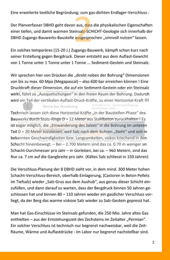 Offizielle Stellungnahme Ing. Goebel zur EndLSiAnfVerordnung